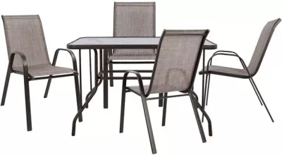Set kopshti tavolinë & karrige FH5193.02, të kafta