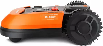 Robot kositës bari Worx Landroid L800 WR148E, 1000 m², 20V 2Ah, WiFi/Bluetooth, portokalli/zi
