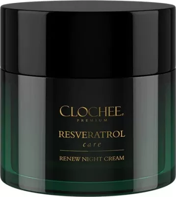 Krem nate për fytyrë për femra Clochee Resveratrol Care Rebuilding, 50ml