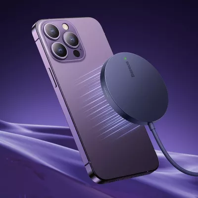 Karikues wireless Baseus Simple Mini3, MagSafe, Qi, 15W, vjollcë