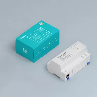Ndërprerës inteligjent Sonoff SPM-Main, matës i energjisë, Wi-Fi/Ethernet, i bardhë