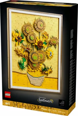 Set ndërtimi LEGO Art 31215 Vincent van Gogh Sunflowers, shumëngjyrësh