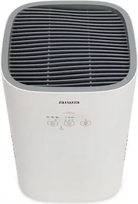 Pastrues ajri AIWA PA-100, HEPA H13 + jonizues, CADR 140 m³/h, për dhomë 16.8 m², 30 W, i bardhë