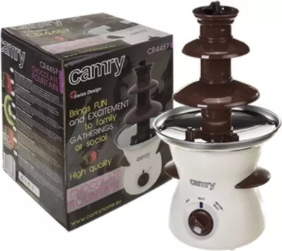 Fontanë çokollate CAMRY CR4457 500 ml 80 W, e bardhë/kafe