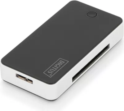 Lexues kartelash Digitus All-in-one, USB 3.2 Gen 1, 1m, zi/bardhë