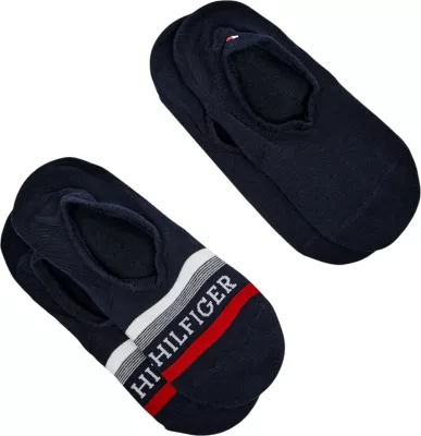 Çorape footie për meshkuj Tommy Hilfiger TH MEN FOOTIE 2P Hilfiger Tab 701232938, kaltër e errët