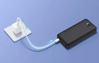 Powerbank Baseus Airpow 20000mAh 20W, e zezë