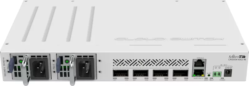Switch MikroTik CRS504-4XQ-IN, 16P+4, QSFP28