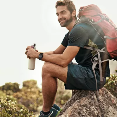 Rrip silikoni Tech-Protect për Garmin Fenix 5S/5S Plus/6S/6S Pro/7S/8 (43mm), Portokalli