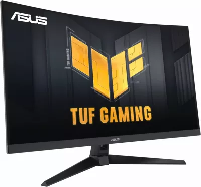 Monitor Asus TUF Gaming VG27WQ3B, 27 inç, VA, QHD, 1 ms, 180 Hz, FreeSync Premium, 1000R i lakuar, zi