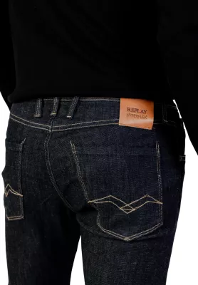 Xhinse për meshkuj Replay ANBASS M914Y .000.661 FI3, blu e errët denim [Madhësia: W32 L32]