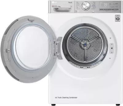 Tharëse rrobash LG RH90V9AV2QR 9 kg Dual Inverter Heat Pump A+++ Wi‑Fi e bardhë