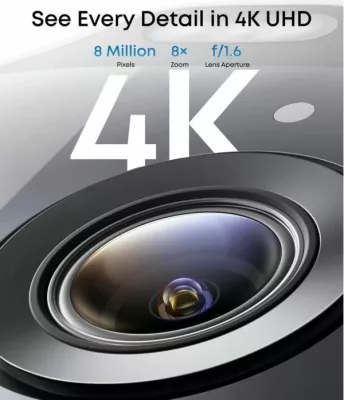 Sistem kamerash sigurie Anker Eufy Security SoloCam E42 4K, HomeBase 3, 2 panele solare, set 2 kamera, e bardhë