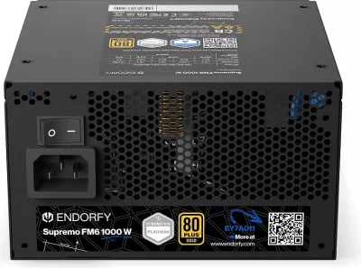 Furnizues rryme Endorfy Supremo FM6 1000W, 80 PLUS Gold, fully-modular, ATX 3.1, i zi