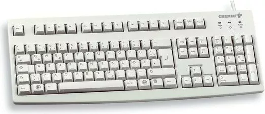 Tastierë Cherry G83-6104, Full-size, USB, QWERTY, Gri