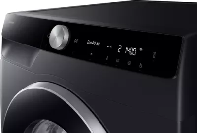 Makinë larëse frontale Samsung WW90DG6U8FLBU4 9 kg 1400 RPM, e zezë