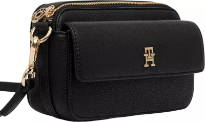Çantë crossbody për femra Tommy Hilfiger TH ICON Camera Bag AW0AW18721, e zezë
