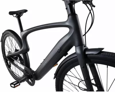 Biçikletë elektrike Urtopia Carbon 1 Pro, madhësia M (170-185 cm), e zezë