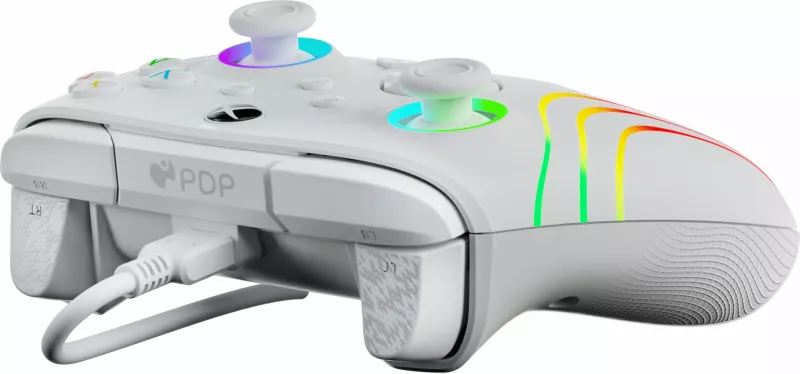 Gamepad PDP Afterglow Wave, Xbox Series X|S, PC, i bardhë