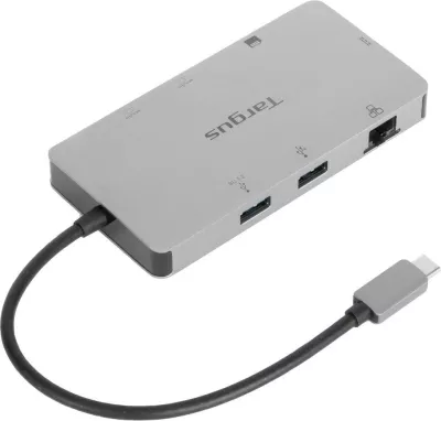 Docking station Targus DOCK423, USB-C, 2x HDMI, 2x USB-A, LAN, SD/MicroSD, argjend