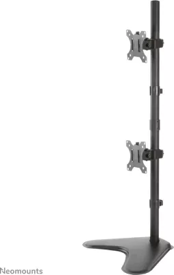 Mbajtëse monitori Neomounts FPMA-D550DDVBLACK, për 2 ekrane, 10-32 inç, rregullim lartësie, e zezë