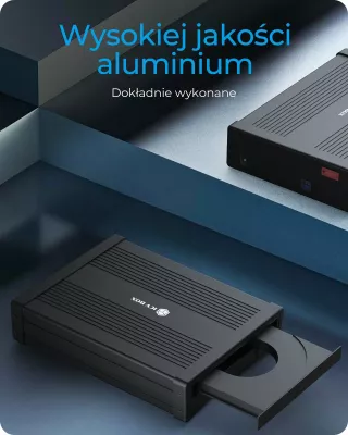 Kasë e jashtme për drive Icy Box IB-525-U3 5.25\" SATA III USB 3.2 Gen 1/eSATA Hot-swap, e zezë