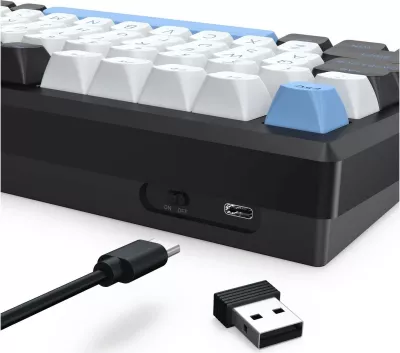 Tastierë mekanike Redragon K732WLB-RGB-PRO Uranus Pro 82, RGB, wireless/ka me kabllo, e zezë