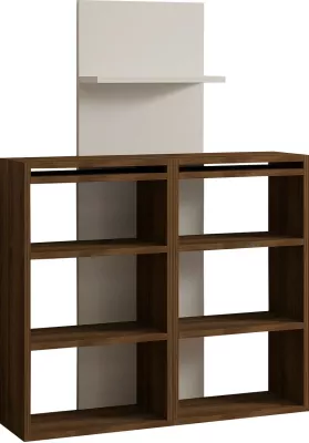 Tavolinë pune Hanah Home, Handy, ngjyrë arre dhe e bardhë