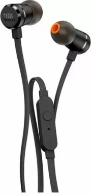 Kufje me kabllo JBL Tune 290 (JBLT290BLK), Pure Bass, me mikrofon dhe remote, të zeza