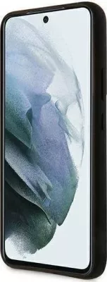 Mbështjellës Ferrari FESSIHCS22MBK On Track Silicone për Galaxy S22+ S906, silikon, i zi