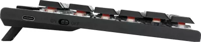 Tastierë mekanike Redragon Horus Pro K618RGB-PRO, full size, Red Switch, USB-C/2.4G/BT, RGB, e zezë