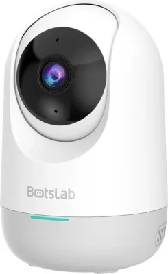 Kamerë sigurie e brendshme Botslab C212, 3MP, 2K, Wi-Fi, rrotulluese, e bardhë