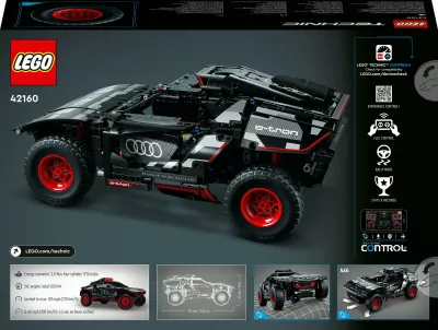 Set ndërtimi LEGO Audi RS Q e-tron, 10 vjet, Plastikë, 914 pjesë, 1.86 kg