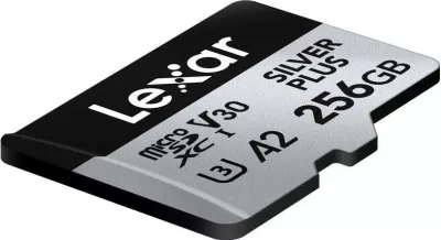 Kartelë memorie Lexar Professional SILVER Plus 256GB microSDXC, UHS-I, U3, V30, A2
