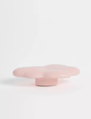 Dorez dekorative, formë reje, porcelani rozë, Evila Originals