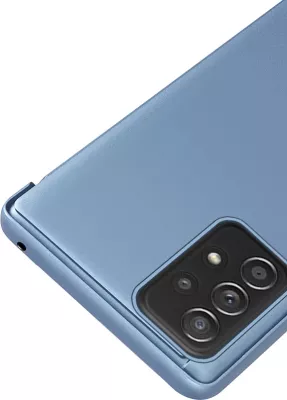 Mbështjellës Hurtel Clear View Case Flip Cover për Samsung Galaxy A33 5G, zi