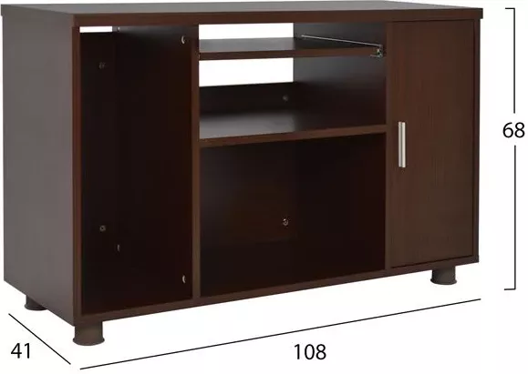 Dollap profesional për zyre, ngjyrë wenge, FH2051.12, 80x40x118 cm