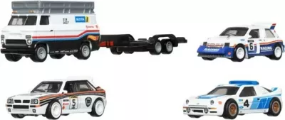 Set vetura lodër Hot Wheels Premium GMH39, 4 copë