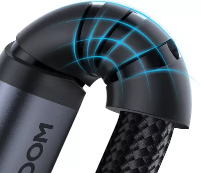Kabllo audio, Joyroom, SY-A07 Audio Transfer Series, 3.5 mm mini jack në USB-C 1.2 m, e zezë