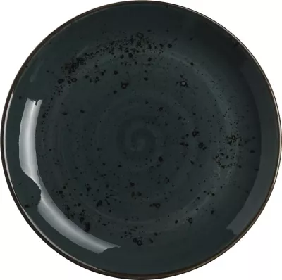 Pjatë e sheshtë Fine Dine Arando Ø240 mm, porcelan, gri, set 6 copë