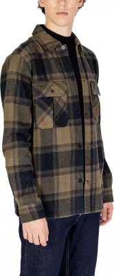 Këmishë overshirt për meshkuj Only & Sons ONSCEDRIC LIFE CHECK 22030843, e gjelbër [Madhësia: XL]