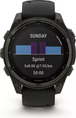 Smartwatch Garmin fenix 8, 51 mm, 32 GB, Titanium, i zi