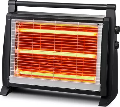 Ngrohës, Kumtel LX-2830, 1800 W, 3 tuba kuarci, termostat i rregullueshëm, lagështues i integruar