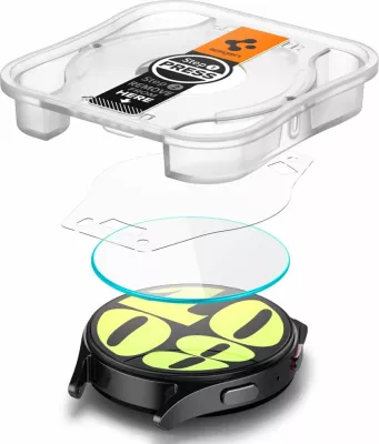 Xham i temperuar Spigen Glas.tR EZ Fit për Samsung Galaxy Watch 7, 44 mm, 2 copë