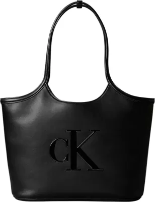 Çantë shopper për femra Calvin Klein BOLD CK LV04F3562G, e zezë