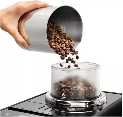 Aparat kafeje DeLonghi Rivelia EXAM 440.55.B automatik, zi, 250g