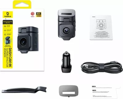 Kamerë veture Baseus PrimeTrip VD1 Pro 4K, e zezë
