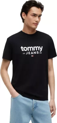 Maicë për meshkuj Tommy Hilfiger Jeans DM0DM23376, e zezë