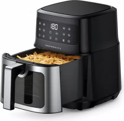 Fritezë me ajër TaoTronics TT-AF011 5L 1200W, e zezë/argjend