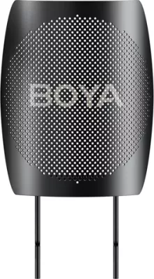 Mikrofon BOYA K9 me kabllo USB-C, 48 kHz 24-bit, RGB, me stendë tavoline dhe pop filter, i zi